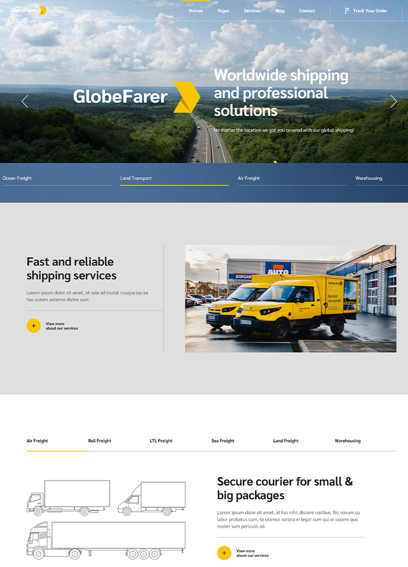 Logistics template